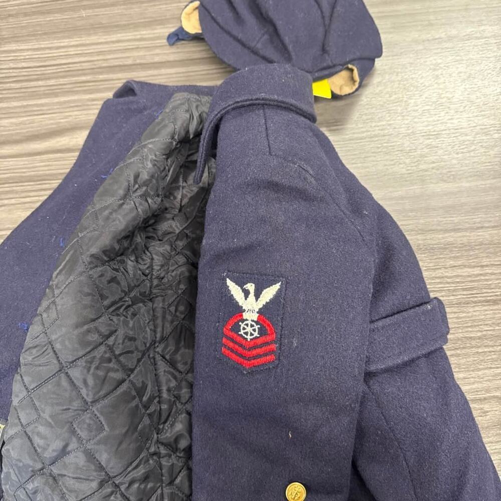 Fieldston clothes vintage pea coat and hat size 3TUnion made in the USA - Picture 6 of 9